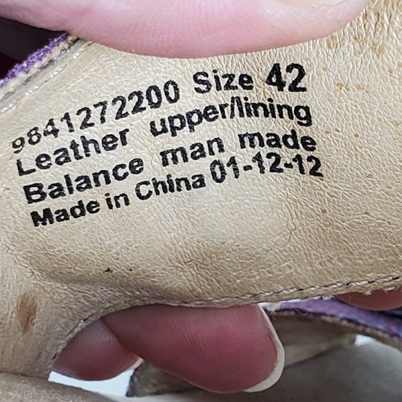 Dansko 2 strap slipon slides with a 2.5" heel danso size 42 us 11.5/12 - Picture 4 of 13